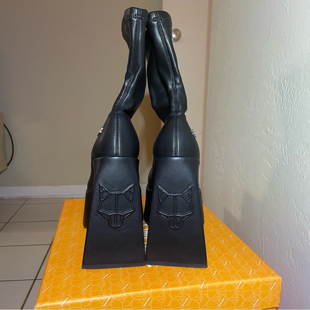 Naked Wolfe Jade Black Stretch Boots ๐ค๐ค๐ค - Picture 5 of 7